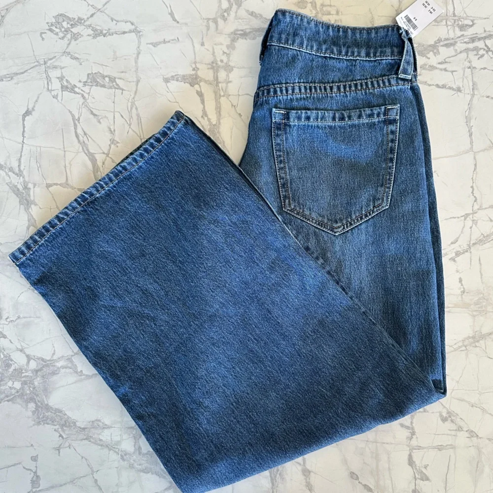 Hollister Low-Rise Supper Baggy Jeans Size 0R - Picture 2 of 5